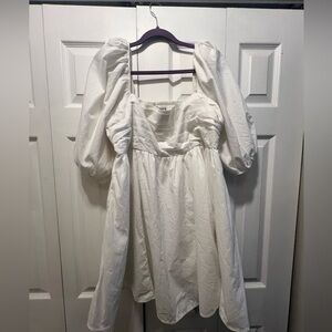 White Abercrombie mini dress